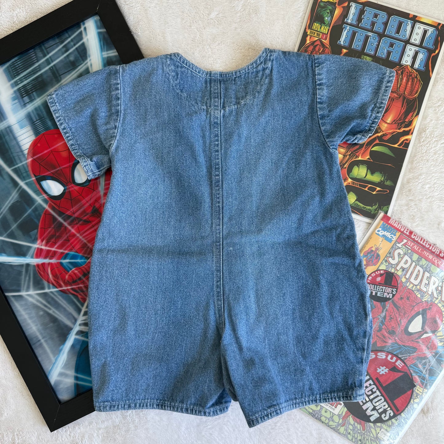 Size 12-18Months Big Dogs Denim Romper