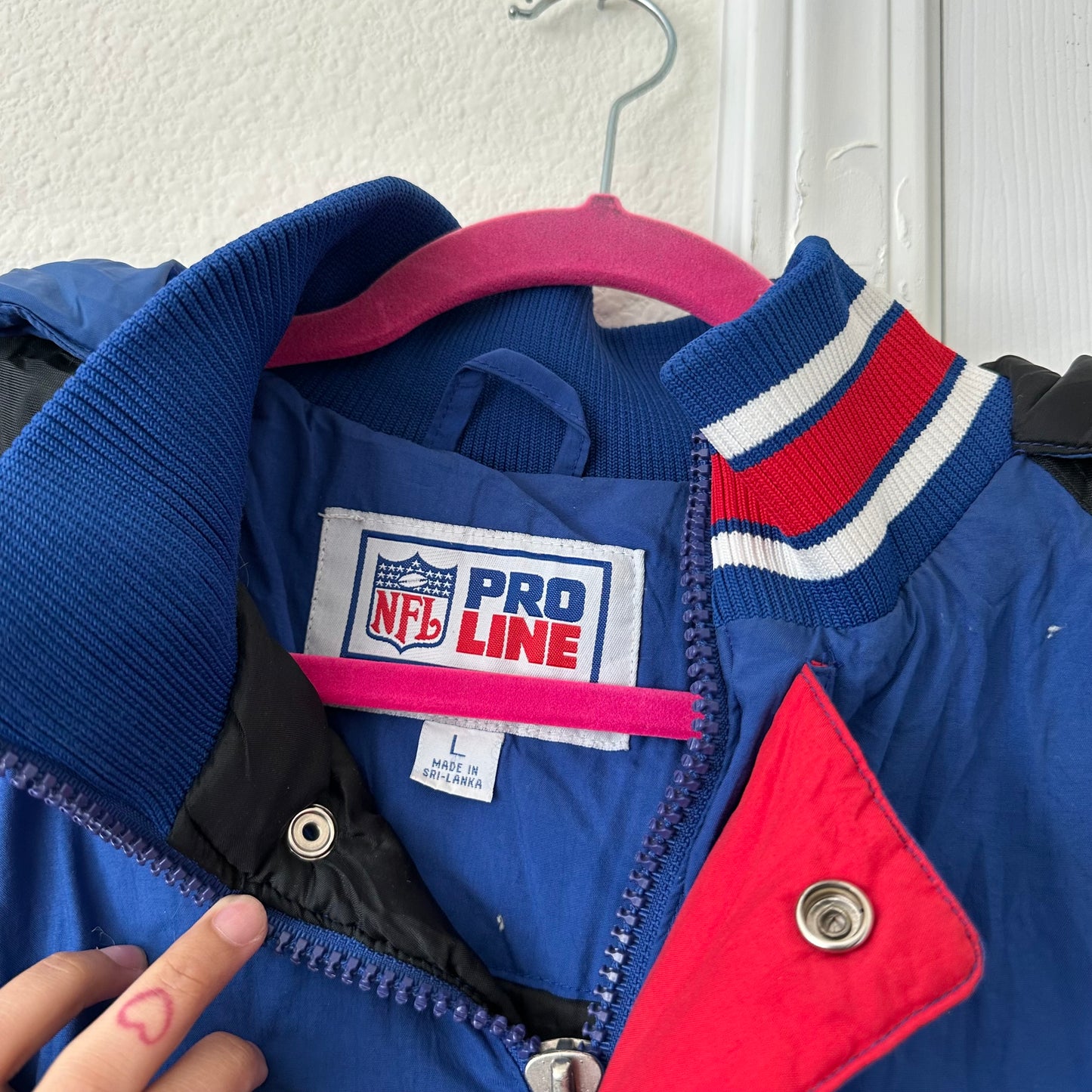 Size L Vtg Patriots Pro Line Starter Jacket