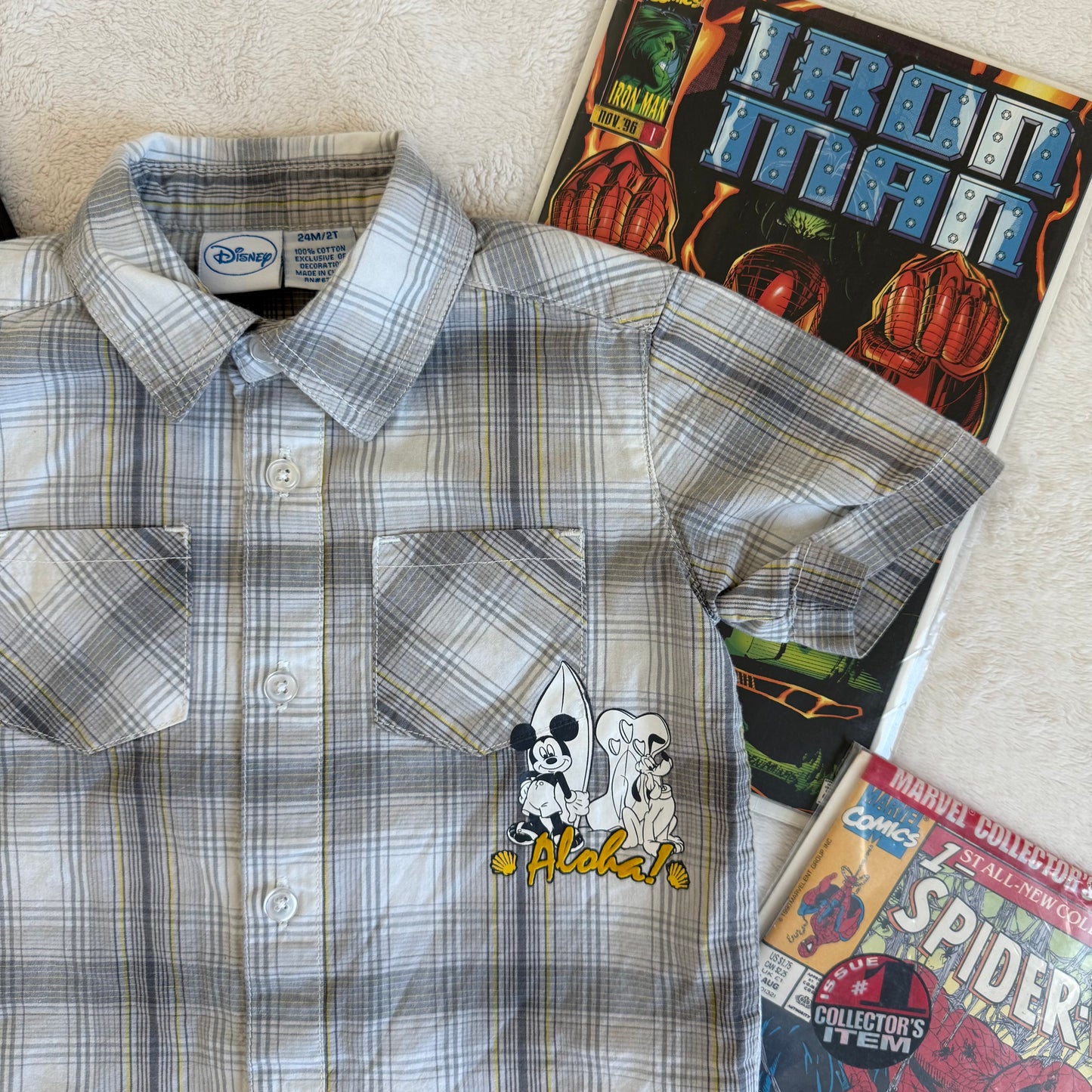 Size 24Months Mickey Button Down