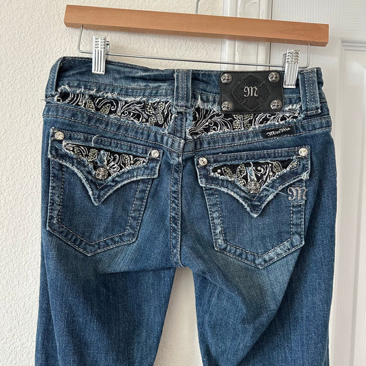 Size 27 - Miss Me LowRise Jeans