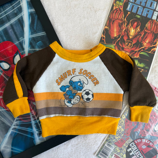 Size 12Months VTG Smurf CrewNeck