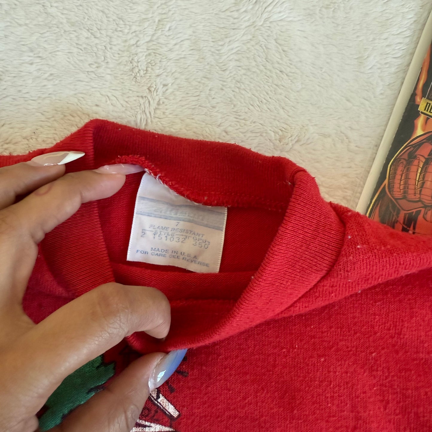 Size 7 1970s Mickey & Donald Tee