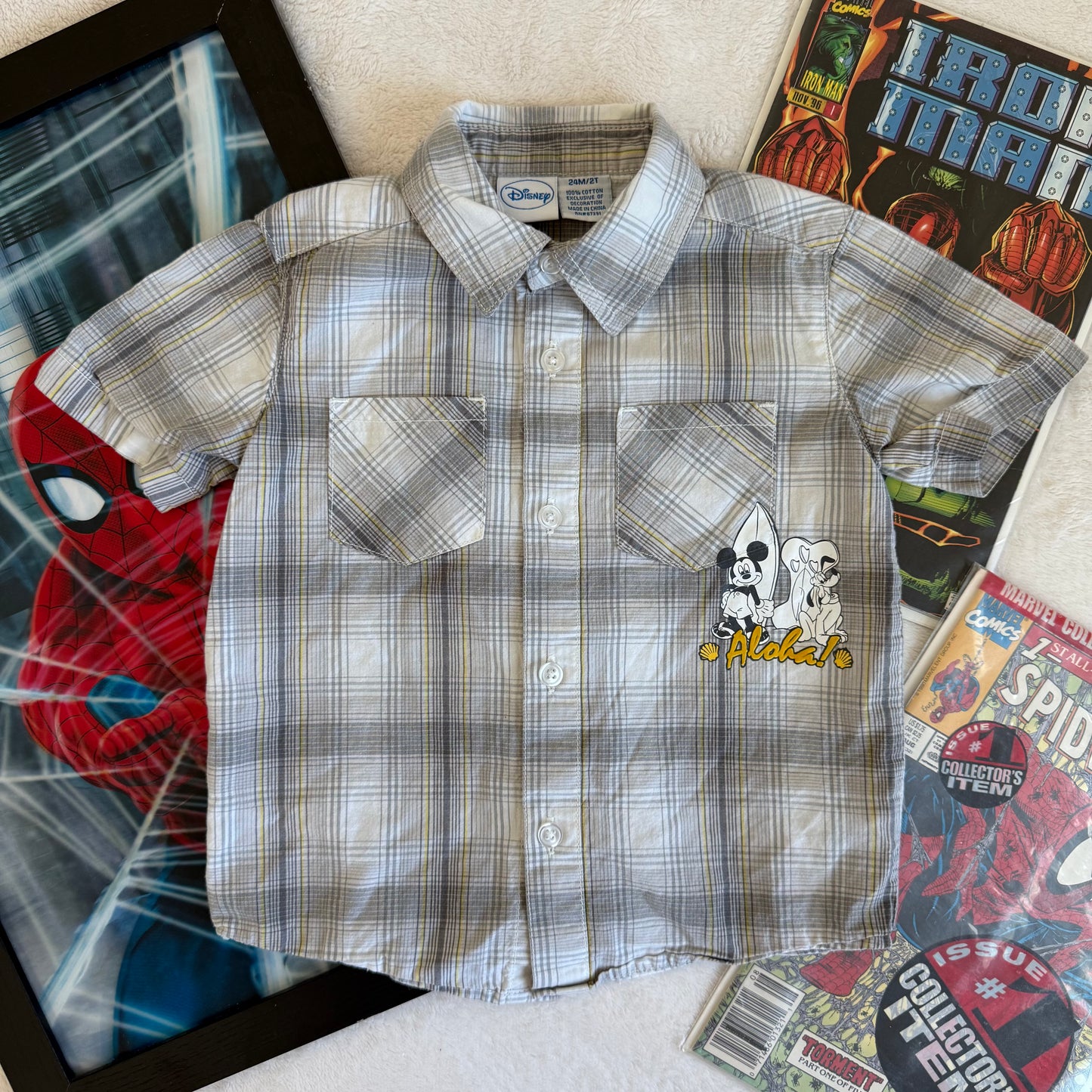 Size 24Months Mickey Button Down