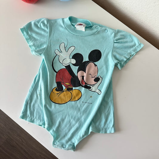 18Months Vtg Mickey Mouse Onesie