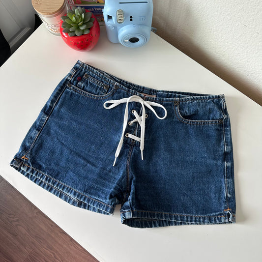 Size 3 - Denim Tie Shorts