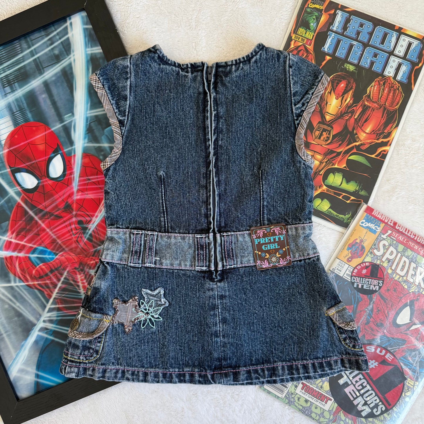 Size 2T 2000s Mickey Denim Dress